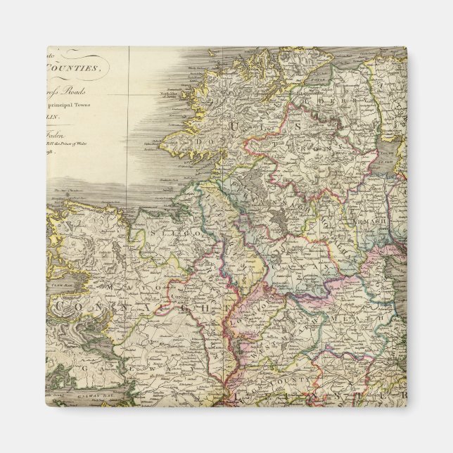 Ireland map magnet (Front)