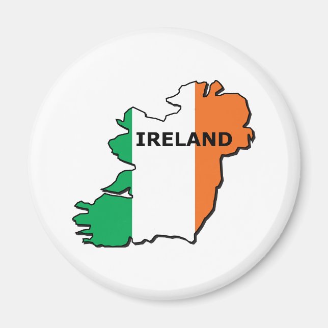 Ireland Map Magnet (Front)