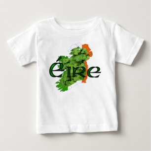 Ireland Map v2 by Kenneth Yoncich Baby T-Shirt