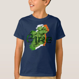 Ireland Map v2 by Kenneth Yoncich T-Shirt
