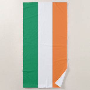 Ireland National Flag, Irish standard, Banner Beach Towel