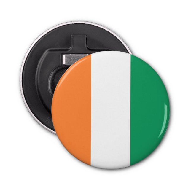 Ireland National Flag, Irish standard, Banner Bottle Opener (Front)