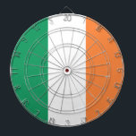 Ireland National Flag, Irish standard, Banner Dartboard<br><div class="desc">The Tricolor: A Symbol of Hope and Unity - The Irish Tricolor, a vibrant tapestry of green, white, and orange, has become synonymous with the Emerald Isle. This simple yet powerful flag carries within its folds a rich history and a profound symbolism. - A Rebellious Birth - The Tricolor was...</div>