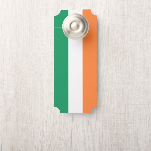 Ireland National Flag, Irish standard, Banner Door Hanger (On Knob)
