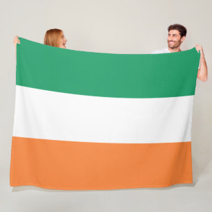 Ireland National Flag, Irish standard, Banner Fleece Blanket