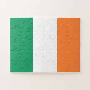Ireland National Flag, Irish standard, Banner Jigsaw Puzzle