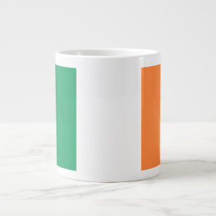 Ireland National Flag, Irish standard, Banner Large Coffee Mug
