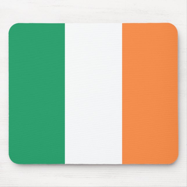 Ireland National Flag, Irish standard, Banner Mouse Pad (Front)