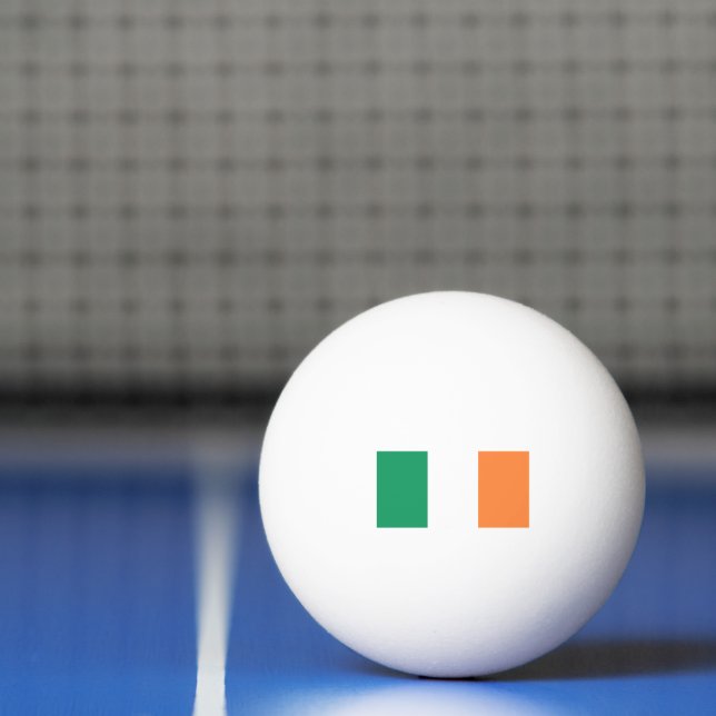 Ireland National Flag, Irish standard, Banner Ping Pong Ball (Net)