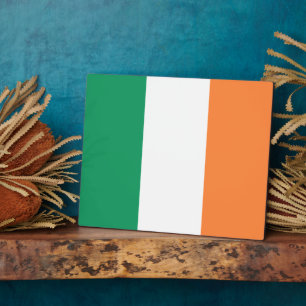 Ireland National Flag, Irish standard, Banner Plaque