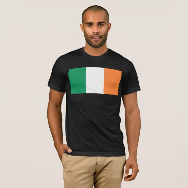 Ireland National Flag, Irish standard, Banner T-Shirt (Front Full)