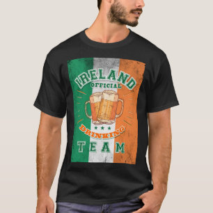 Ireland Official Drinking Team. Funny beer T-Shirt
