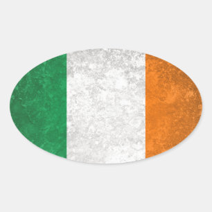 Ireland Oval Sticker