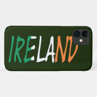 Ireland overlaid on Irish Flag iphcnt