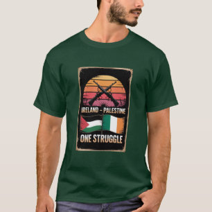Ireland Palestine Unity Saint Patrick's Tee