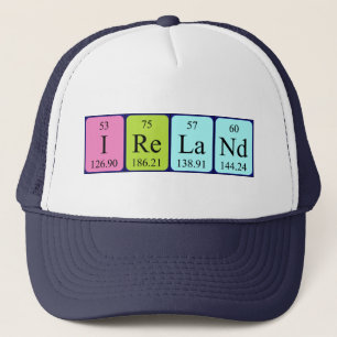 Ireland periodic table name hat