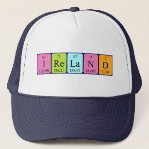 Ireland periodic table name hat
