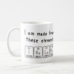 Ireland periodic table name mug