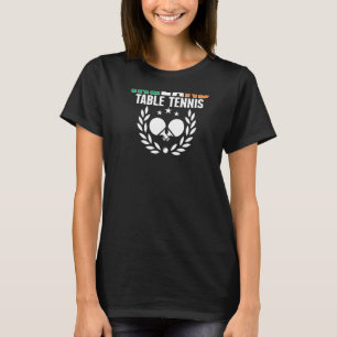 Ireland Ping Pong Irish Table Tennis Team Suppor T-Shirt