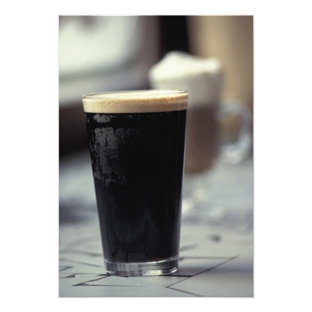 Ireland. Pint of stout. Photo Print (Front)