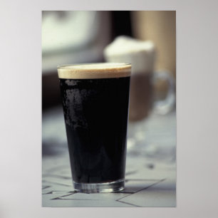 Ireland. Pint of stout. Poster