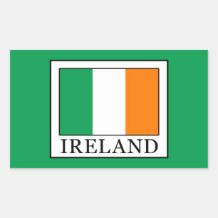 Ireland Rectangular Sticker
