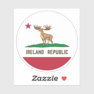 Ireland Republic Irish Elk Flag Giant Deer