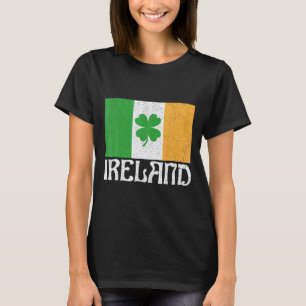 Ireland Retro Irish Flag Irish St Patricks Day Wom T-Shirt