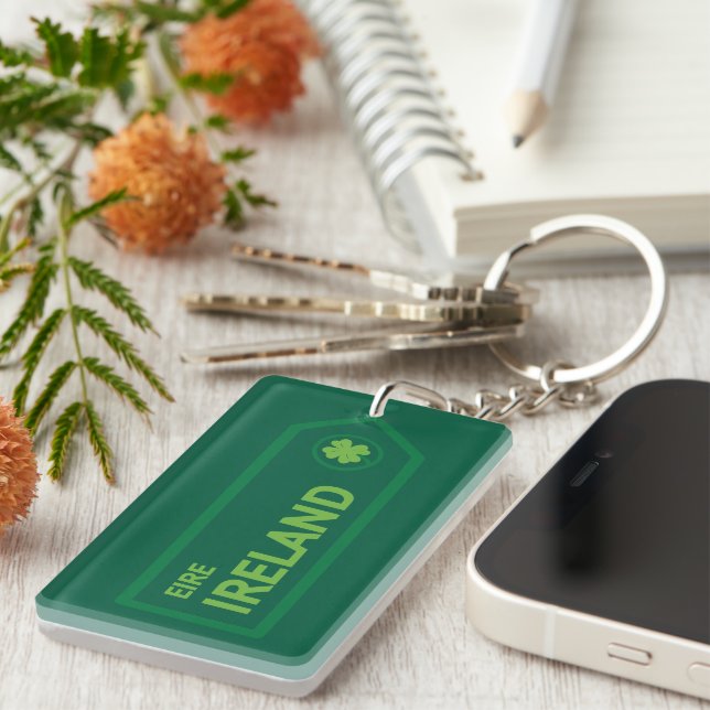 Ireland Road Sign Key Ring (Front Right)