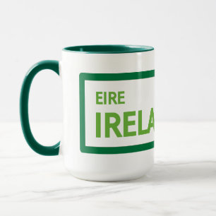 Ireland Road Sign Mug