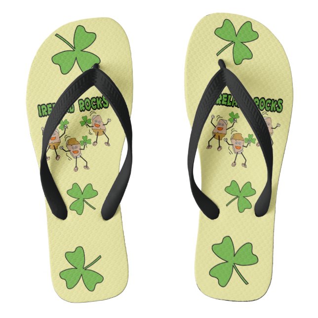 Ireland Rocks Thongs (Footbed)