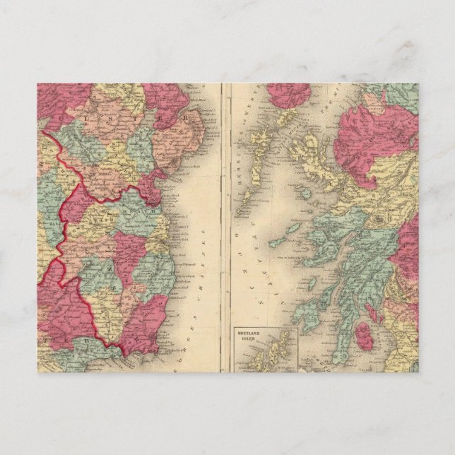 Ireland Scotland Postcard (Front)