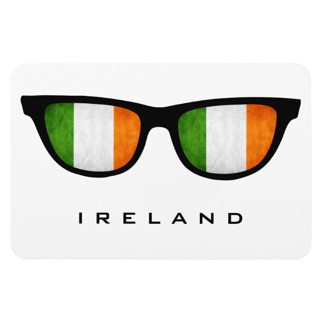 Ireland Shades custom text & colour magnet (Horizontal)