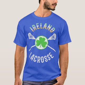 Ireland Shamrock Irish Lacrosse  T-Shirt