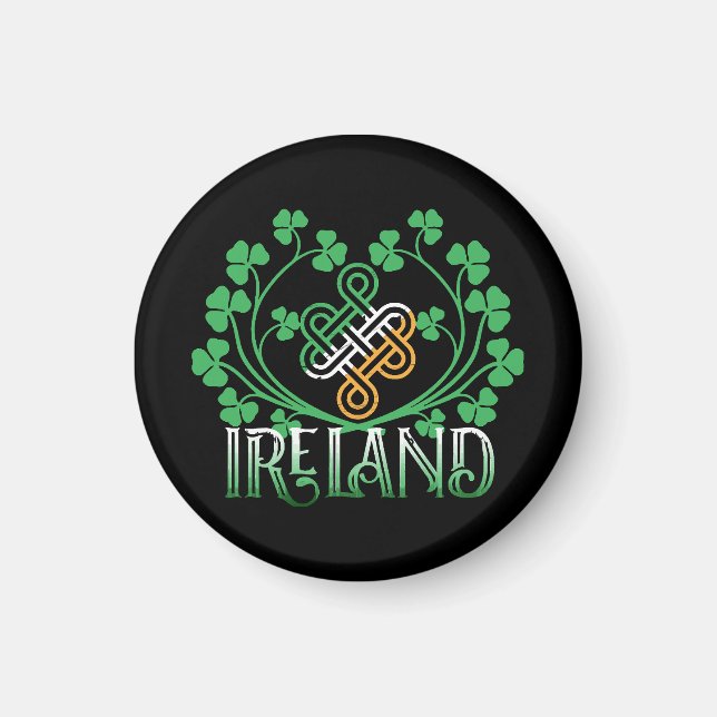 IRELAND SHAMROCK MAGNET (Front)