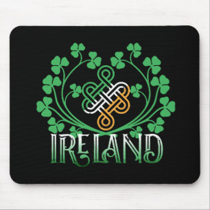 IRELAND SHAMROCK MOUSE PAD