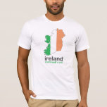 ireland shamrock n roll tee<br><div class="desc">ireland shamrock and roll tee</div>