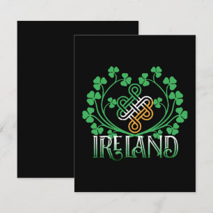 IRELAND SHAMROCK RSVP CARD