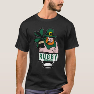 Ireland Shamrock Rugby Team T-Shirt