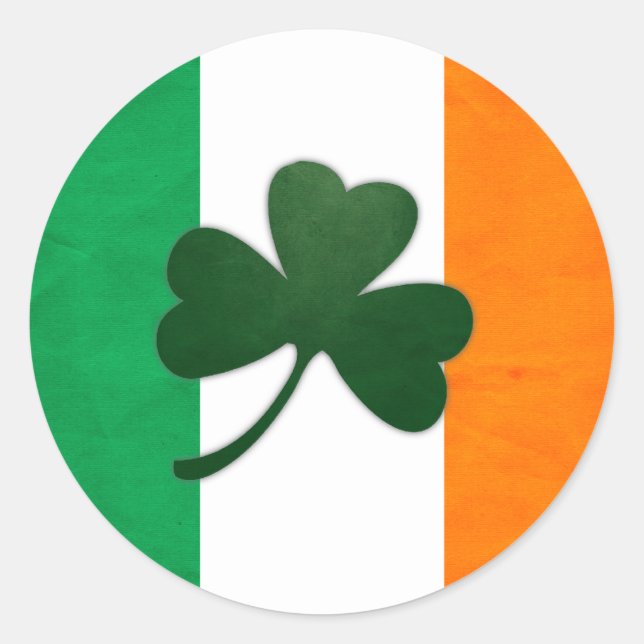 Ireland Shamrock Sticker (Front)