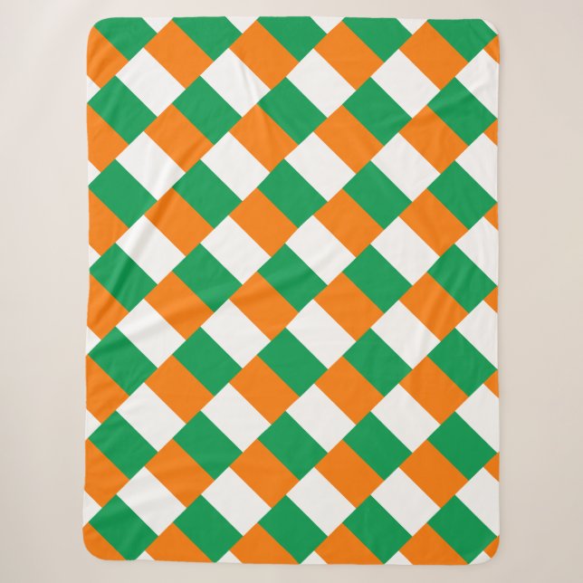 Ireland Sherpa Blanket (Front)