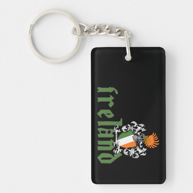 Ireland Shield Keychain (Front)