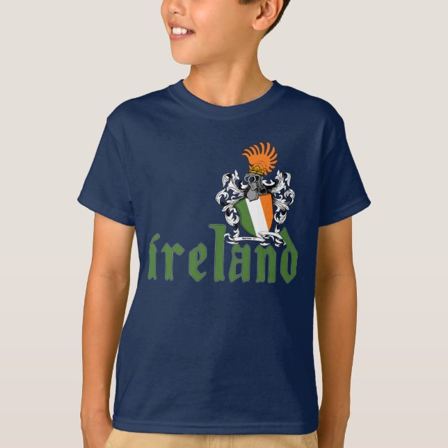 Ireland Shield Kids T-Shirt (Front)
