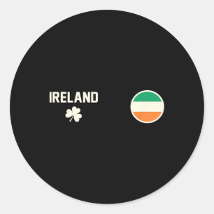 Ireland Soccer Irish Footbyll Ireland Futbol Classic Round Sticker