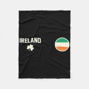 Ireland Soccer Irish Footbyll Ireland Futbol Fleece Blanket