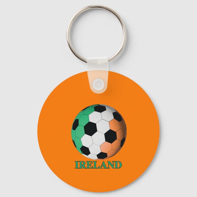 Ireland soccer key ring (Front)