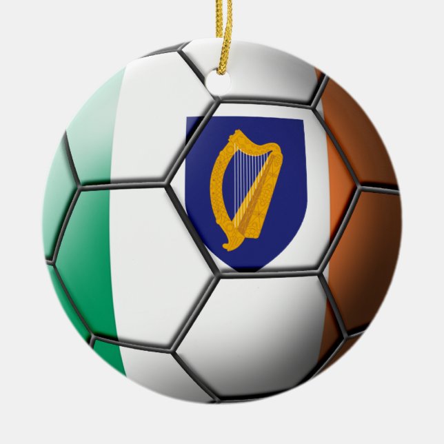 Ireland Soccer Ornament (Front)