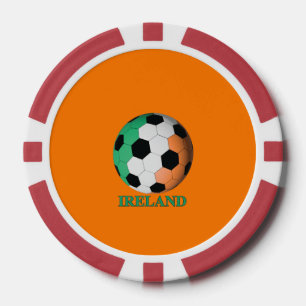 Ireland soccer poker chips