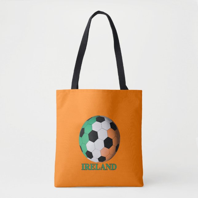 Ireland Soccer Tote Bag (Front)