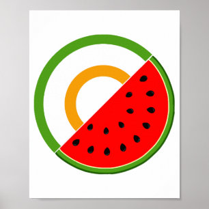 IRELAND STANDS WITH PALESTINE - Watermelon Poster